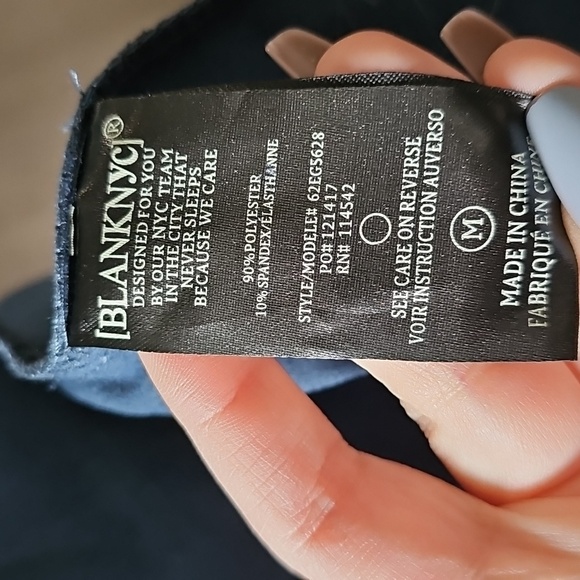 Blank NYC Fringe Utility Jacket in Deep Blue - Picture 10 of 11